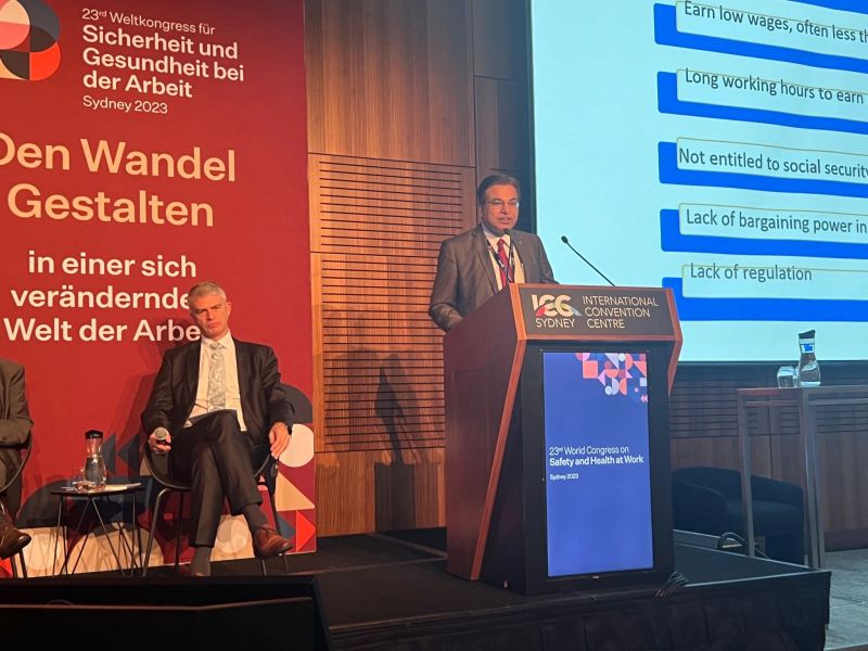 ESIC bags ISSA Vision Zero 2023 Award at the 23rd World Congress on Safety and Health at Work in Sydney, Australia