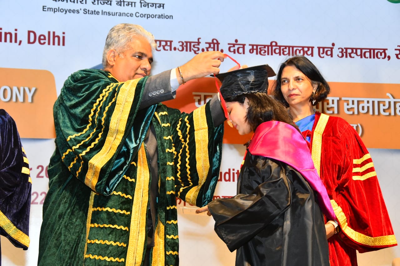 Graduation Ceremony of 4th Batch of ESIC Dental College & Hospital, Rohini held on 14.12.2022